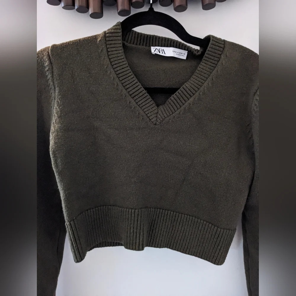 Zara crop top, sweater - Picture 4 of 7